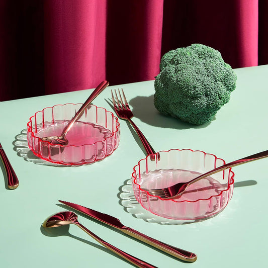 The Pink Flower Plate