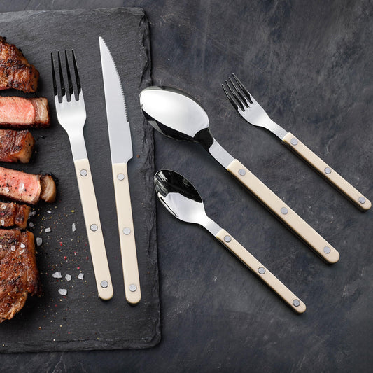 The Cream Khen Cutlery