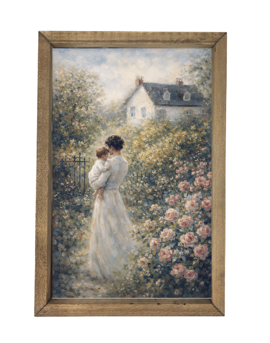 A Mother's Garden Framed Art