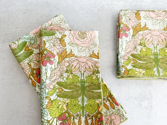 The Dragonfly Napkin Set