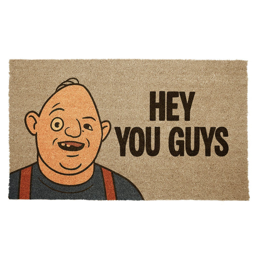 The Hey You Guys Door Mat